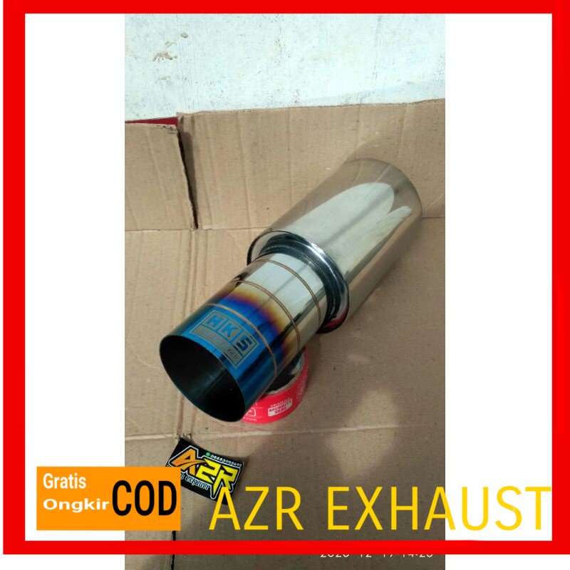 knalpot HKS cacing untuk mobil bensin & solar