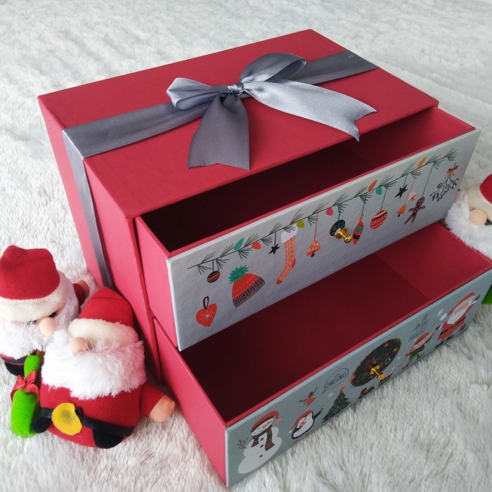

⭐BISA COD⭐ Box Sliding 2 Natal Laminasi Doff (3 toples hardtop)