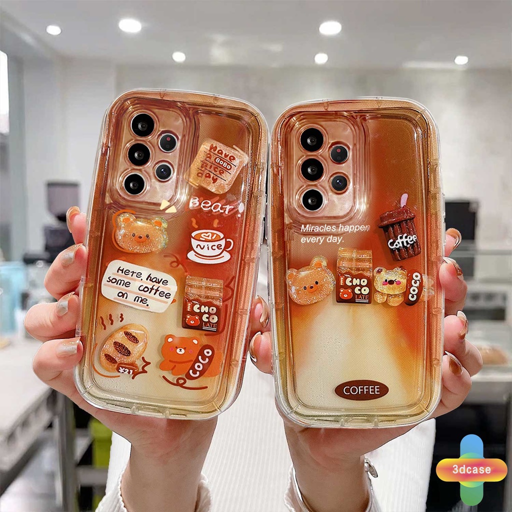 Case Samsung A14 A22 A13 A04 A04S A52 A12 A03 A03S A23 A32 A50 A02S A20 A50S A30S A52S A30 M12 M22 M32 A125 A13 Lie A14 LTE A037F F12 M04 M10S M02S A025 A205 A305 F02S Y22S Y20I Y12S Y17 Y15 Y15S Y35 A54 A55 Gradient Coffee Bear Soft Case