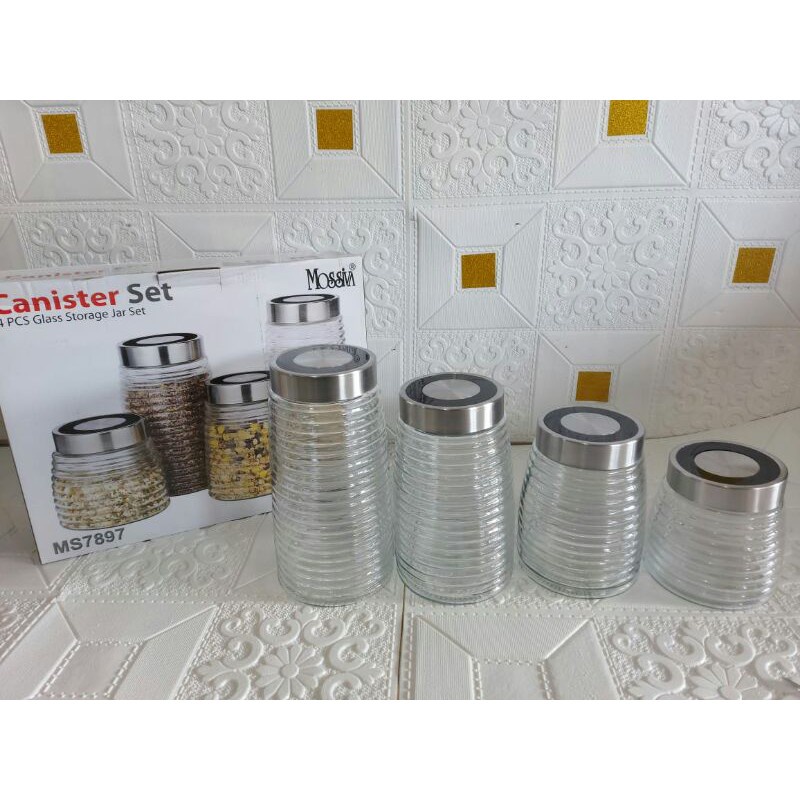 TOPLES MOSSIVA CANISTER SET MS7897 TUTUP ERAT DRAT MURAH / MOSSIVA PETAK MS8906 / TOPLES KUE MOSSIVA