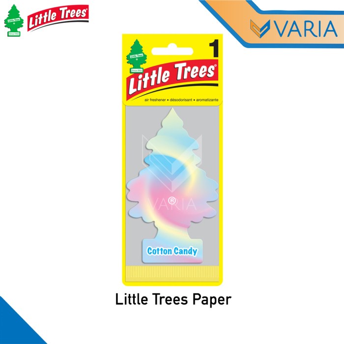 Little Trees Paper Cotton Candy Parfum Pengharum Ruangan Mobil Gantung