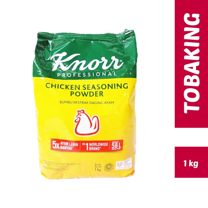 

Knorr Chicken Powder 1 kg Knoor Bubuk Kaldu Ayam HALAL