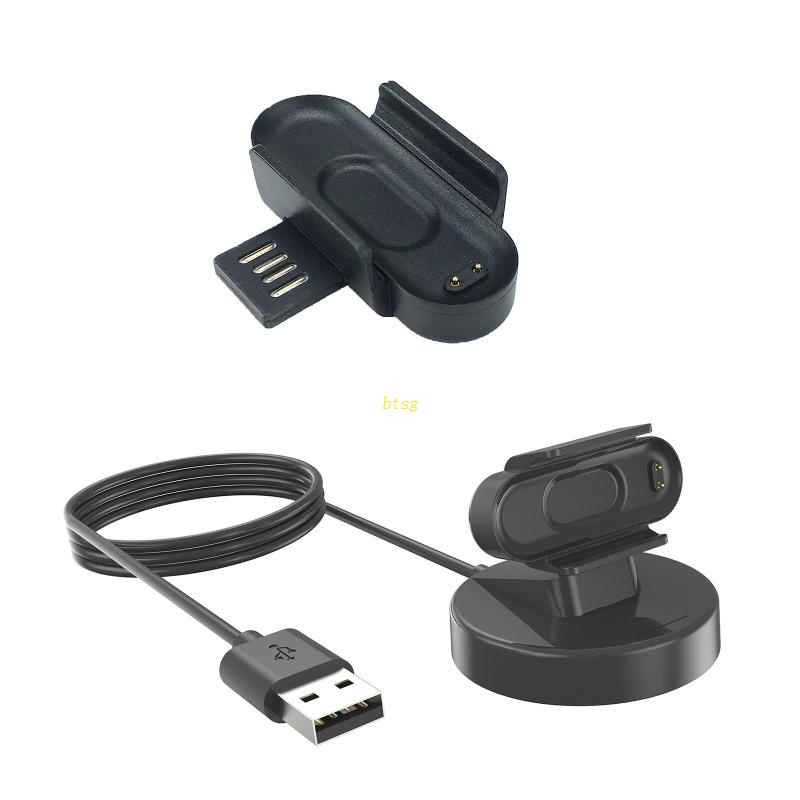 Btsg Untuk Smart Watch Charger Stabil Dock Stand Bracket Cocok Untuk Mi Band7 6 5 4 USB Charging Cable Holder Power Adap