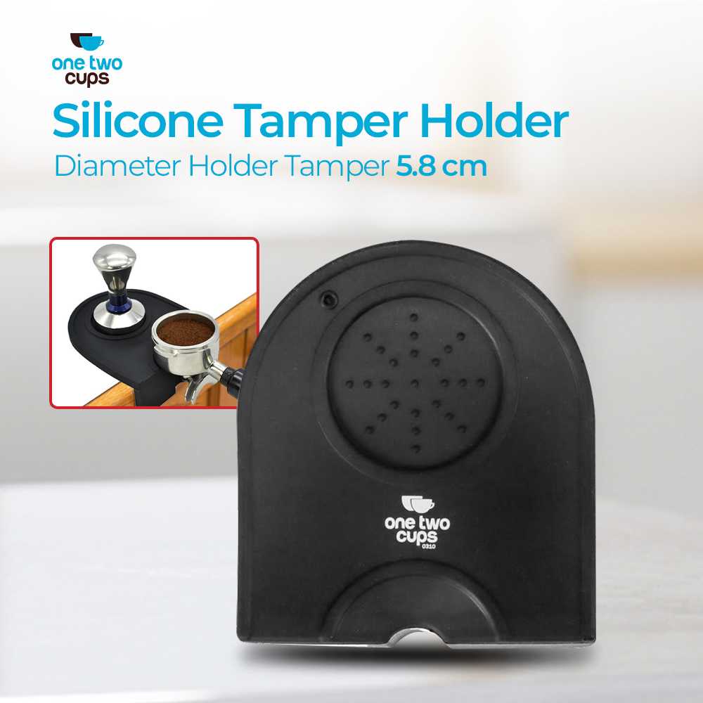 (BISA COD) FTIHSHP  Silicone Holder Mat Tamper Kopi Espresso Barista - 0310