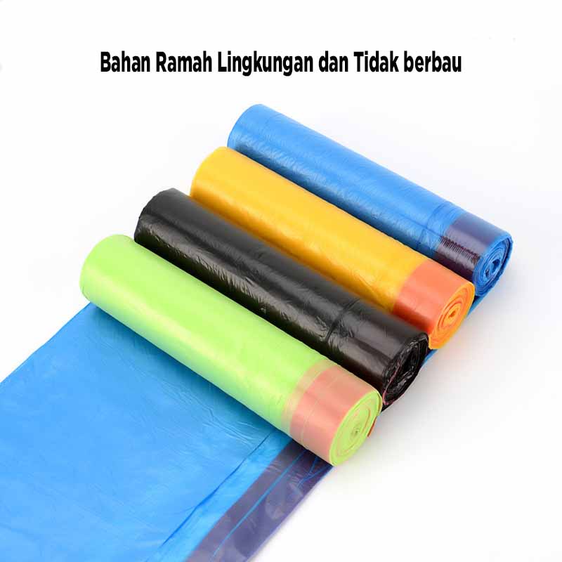 KANTONG PLASTIK SAMPAH DENGAN TALI | KANTONG SAMPAH SERBAGUNA | PLASTIK KRESEK DENGAN DRAWSTRING