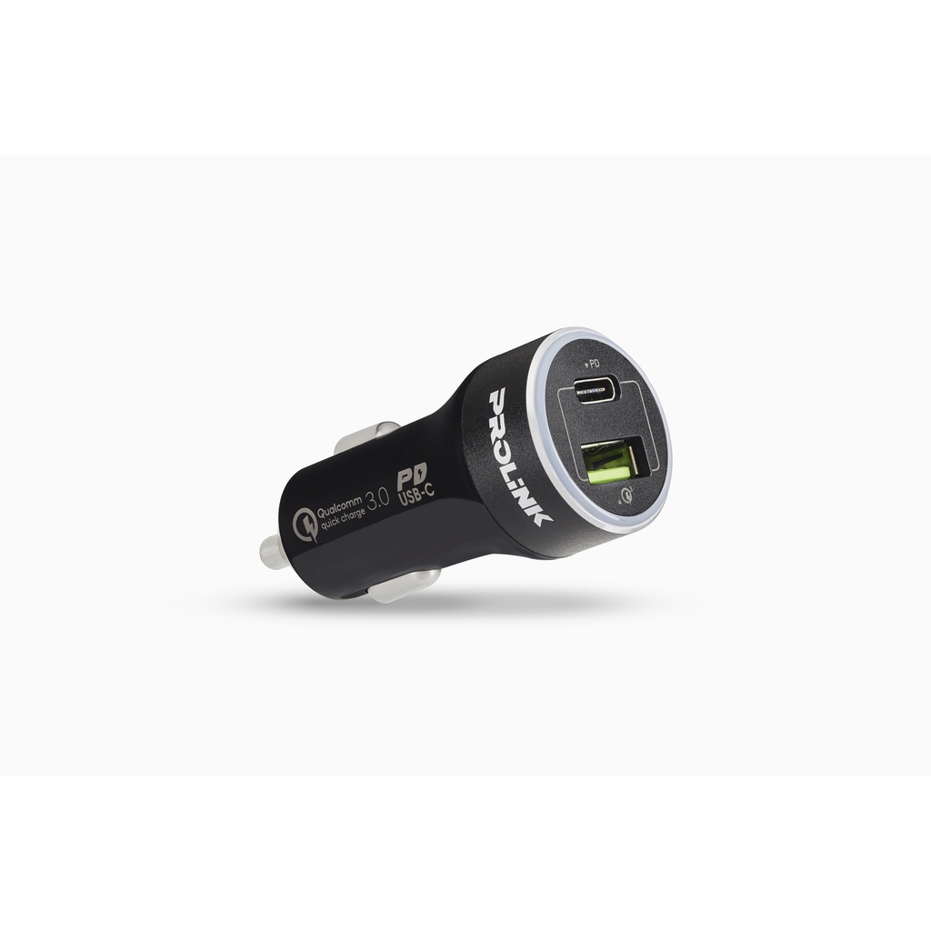 Car Charger PROLINK PCC24501 51W 2-Port Type C Power Delivery