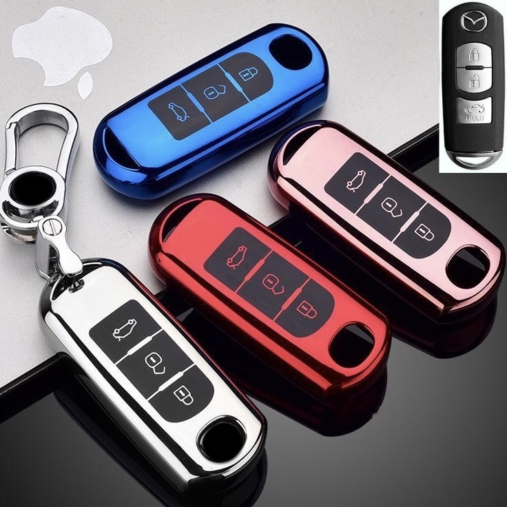 Untuk Mazda Key Case Cover Untuk2 3 6 Axela Atenza CX-5 CX5 CX-7 CX-9 Smart2Per3 Keys Keyless