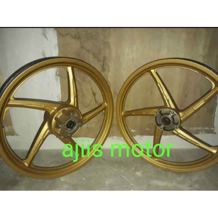 velg pelek racing Honda Supra x 125 dd Copotan