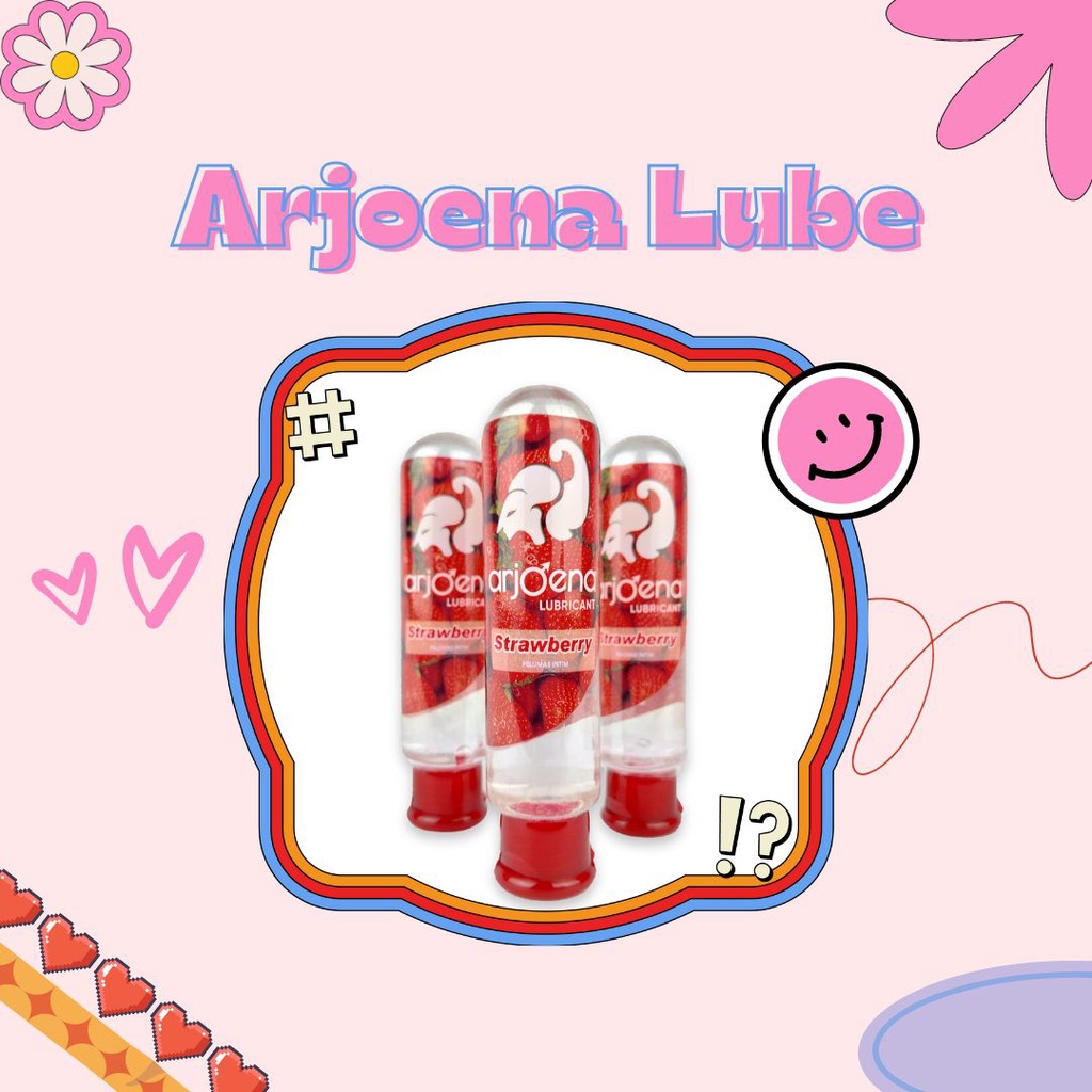 ARJOENA LUBRICANT STRAWBERRY. PELUMAS LUBRICAN MANJUR