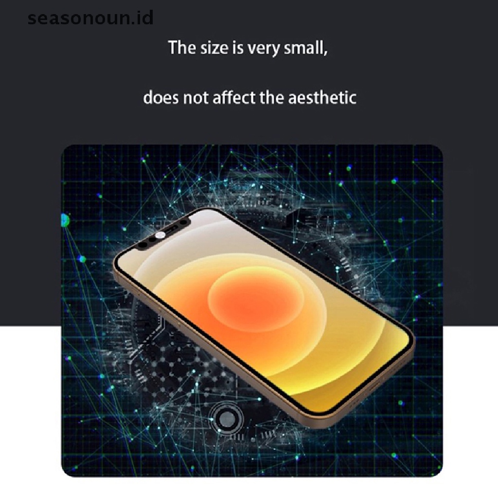 Seasonoun Aksesoris Antispy Metal Webcam Cover Privasi Topi Kamera Depan Slider Lensa Stiker Untuk iPhone X XS 11 12 ProMax Mini.