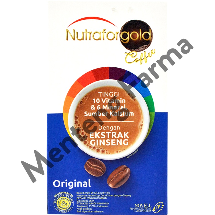 Nutrafor Gold Coffee Original - Kopi Esktrak Ginseng