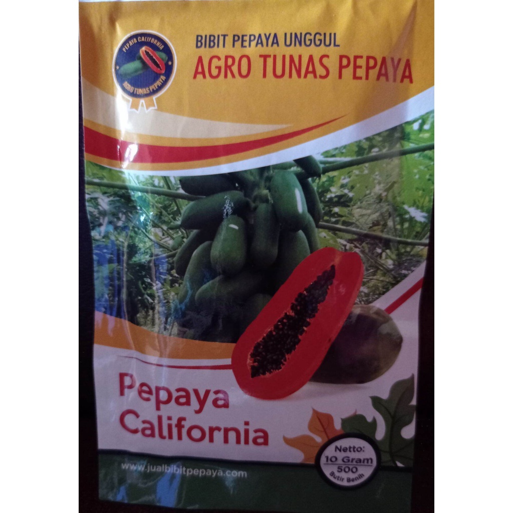 BENIH PEPAYA CALIFORNIA AGRO TUNAS 10gr