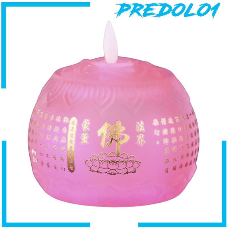 [Predolo1] Lampu Teh LED Candle Kelap Kelip Mantle Tenaga Baterai Lampu Bunga Teratai