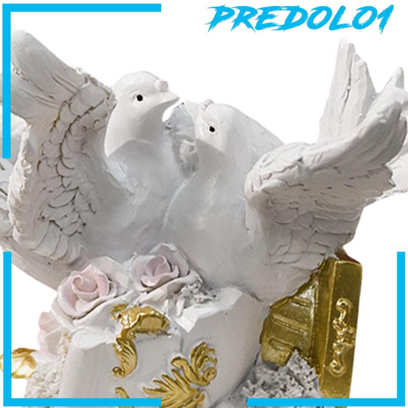 [Predolo1] Patung Resin Dove Patung Burung Merpati Untuk Dekorasi Ruang Tamu Pintu Masuk