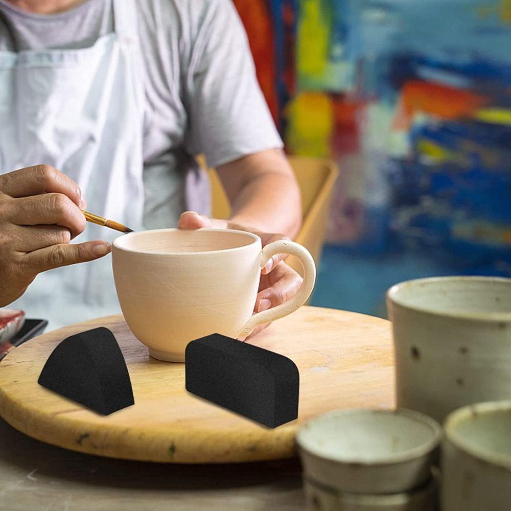 R-flower Pottery Mug Handle Mold Cetakan Setengah Lingkaran Cetakan Berbentuk Telinga Untuk Clay Ceramic Handle for Clay Coffee Mug Handle Mold Alat Tembikar Cetakan Keramik Untuk Gerabah