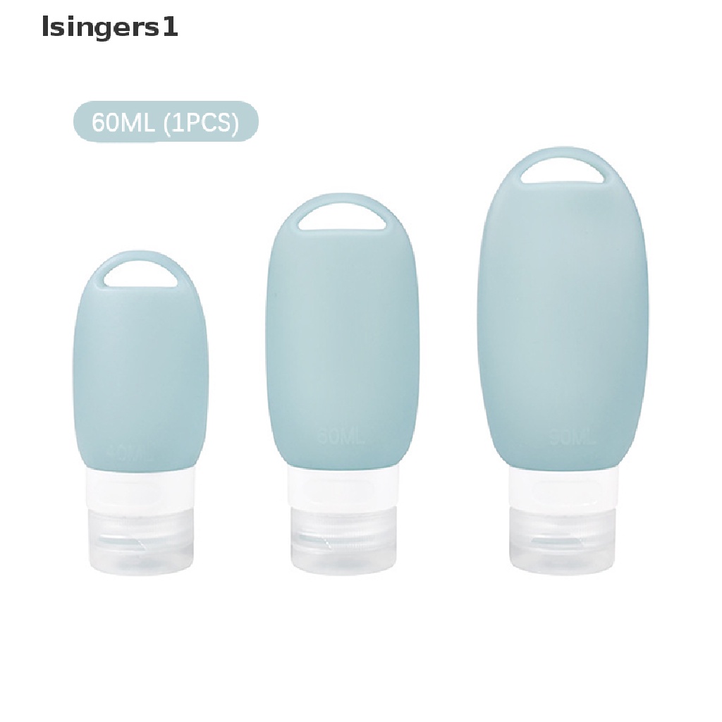 [lsingers1] Botol Kosong Silicone Travel Kit Packing Press Bottle Untuk Butik Wadah Sampel Kecil