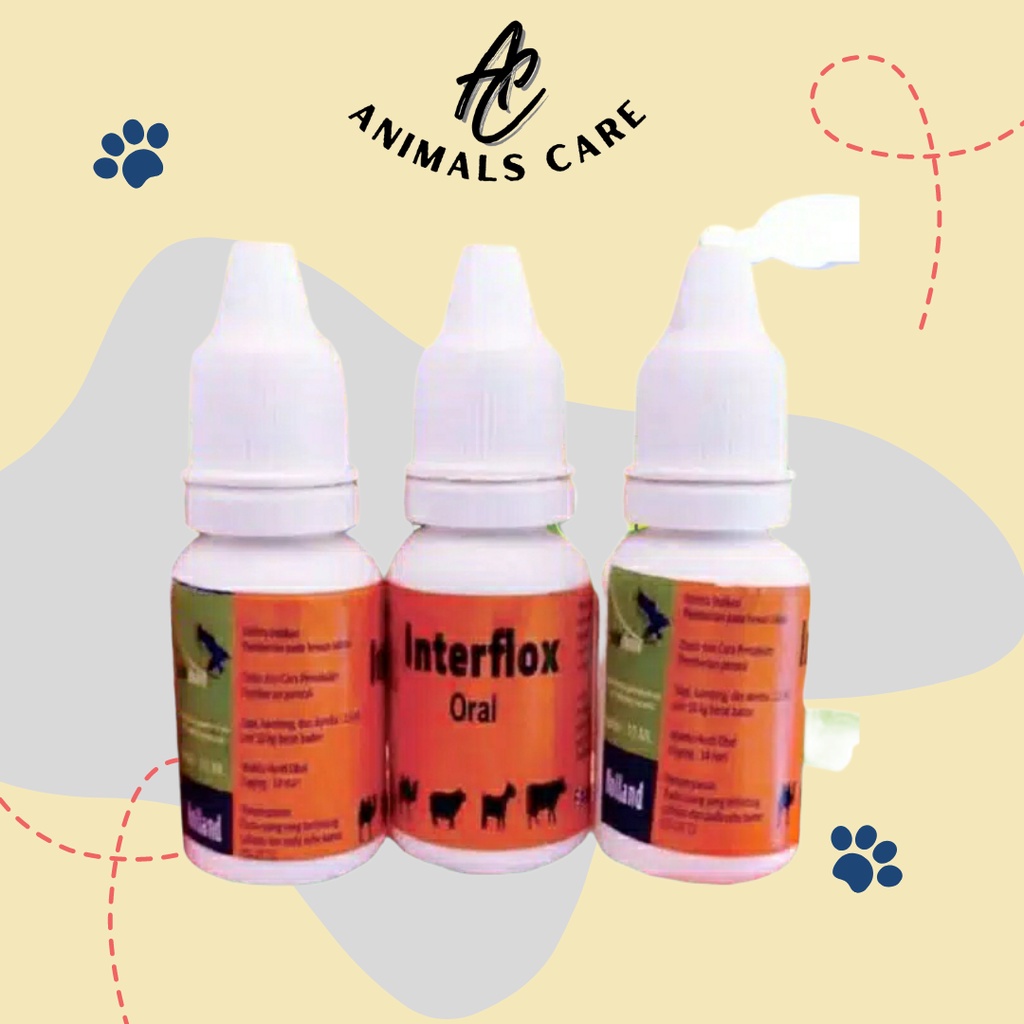 INTERFLOX 10 ML OBAT FLU, PERNAPASAN KUCING, KELINCI
