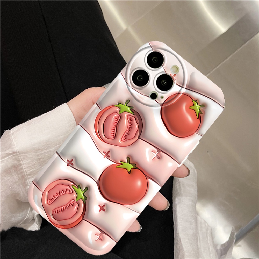 Case Samsung A14 A04 A04S A13 A03 A03S A12 A52 A52S A21S A50 A50S A30S A20 A10S A10 A11 M11 J7Prime J7Pro J6Prime J6Plus Cute Fruit Rabbit Air Cushion TPU Phone Cover