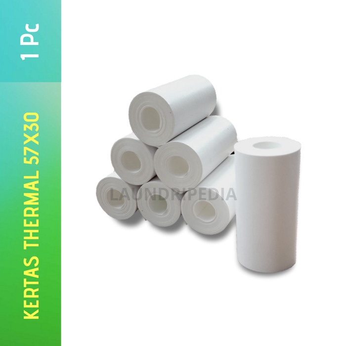 

Kertas Thermal Roll / Kertas Struk Kasir 57x30