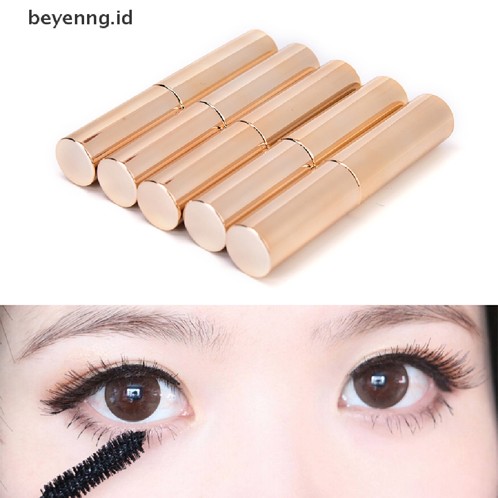 Beyen 1Pc 8ml Gold Empty Mascara Tube Eyelash Cream Vial/Liquid Bottle/Container ID