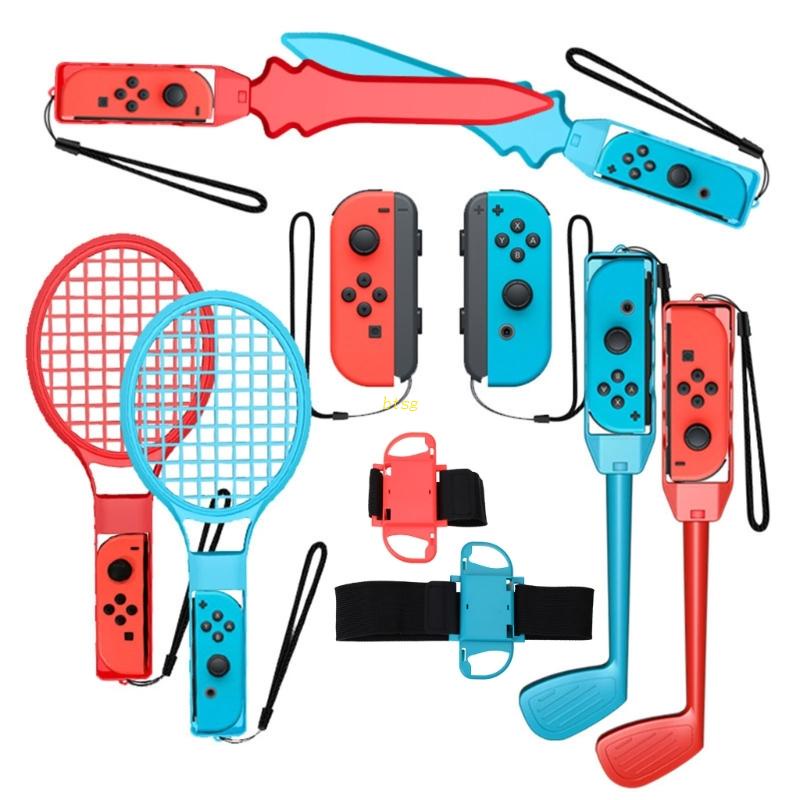 Btsg Paket Olahraga Untuk Switch Dengan Tali Kaki Sepak Bola Gelang Badminton Wriststrap