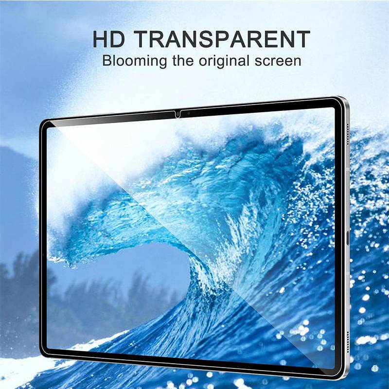 Untuk Samsung Galaxy Tab S8 S7 Plus Ultra S6 A7 Lite A8 S5e X900 X800 Tempered Glass Full Coverage Pelindung Layar Tablet Film Untuk Samsung Tab A 8.0 8.4 10.1 10.5 P350 T350 T590