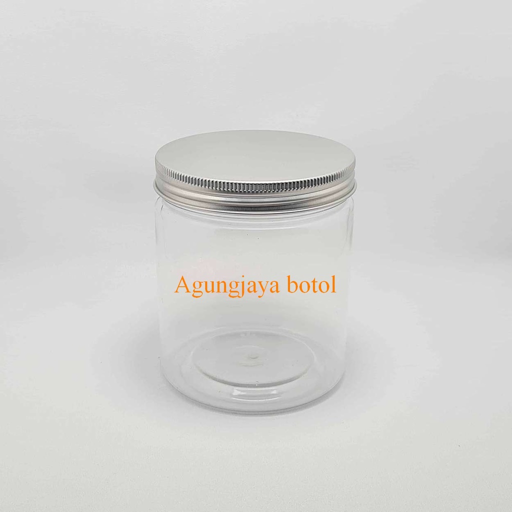 Pet 400 Ml Jar Natural Tutup Alu /  Jar Pet / Jar  / Jar Madu / Jar Selai / Jar 400 Ml