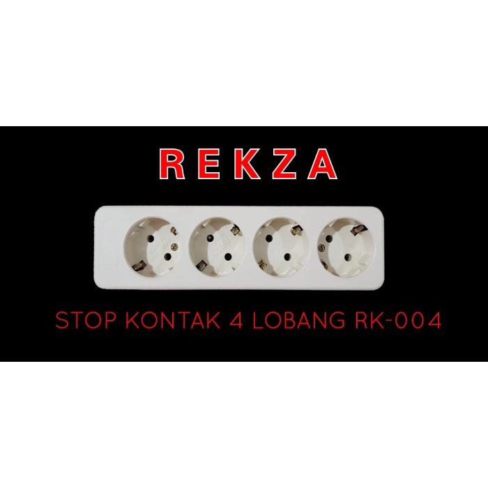 Stop Kontak Rekza 4 Lubang SNI harga Distributor