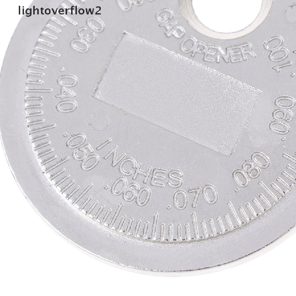 [lightoverflow2] Spark plug gap gauge Alat Ukur Tipe Koin 0.6-2.4mm range spark plug gage [ID]