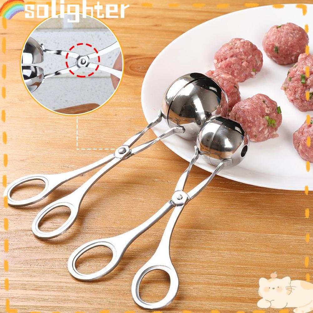 Solighter Pembuat Bakso New Ice Cream DIY Meat Ball Scoop