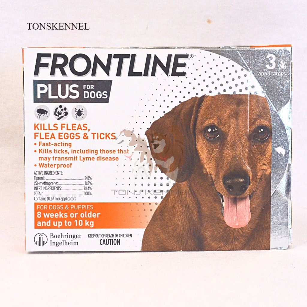 FRONTLINE Plus for Small Dog  0-10kg Obat Kutu Anjing 1pcs 10kg 10 kg Anjing Kecil