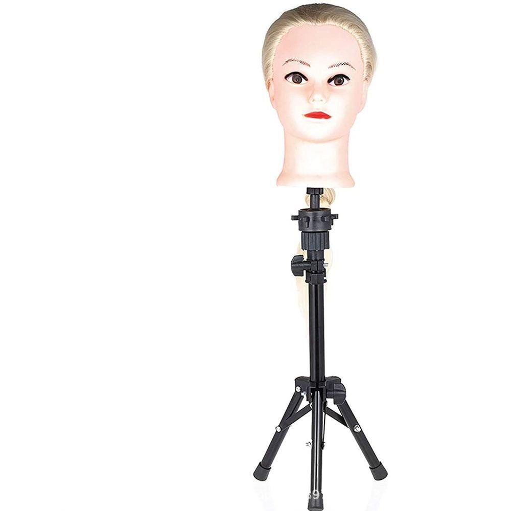 Lily Tripod Bracket Head Holder Alat Pelatihan Wig Stand Clamp Holder