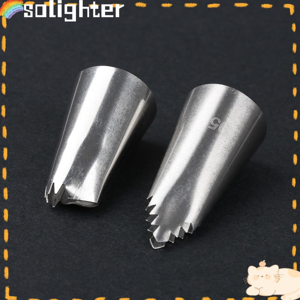 Solighter Daun Nozzle Bermanfaat Piping Icing Bunga