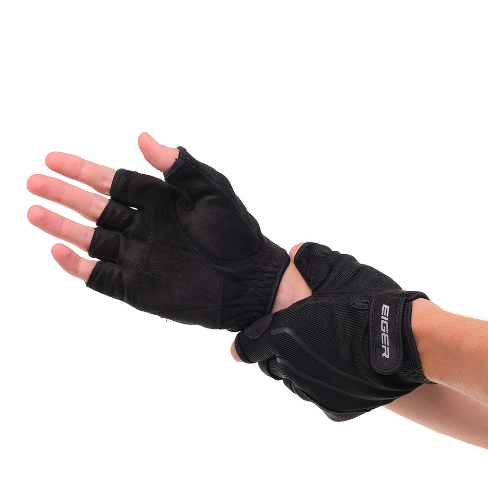 Eiger001 Sarung Tangan Barrier Black Original Sarung Tangan Motor 5008