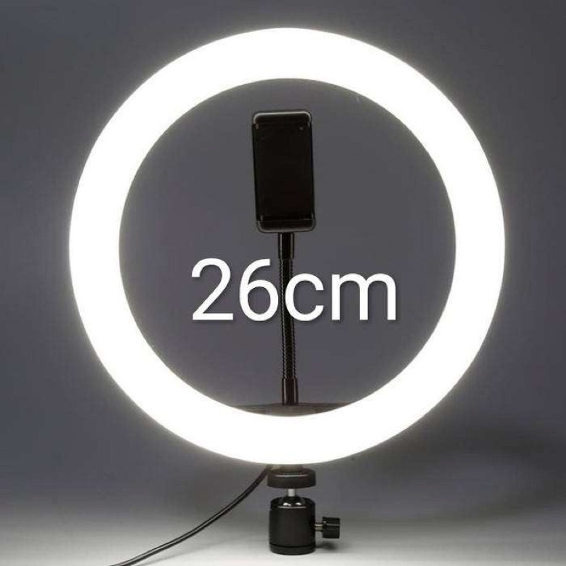 RINGLIGHT LAMPU LED 26CM LAMPU MAKE UP/  VLOG/ SELFIE/ 3 Warna Lampu Ring Linght