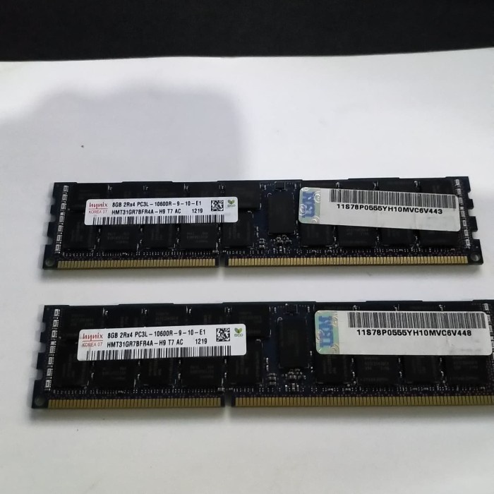 memory server hynix PC3L-10600R 8gb hynix