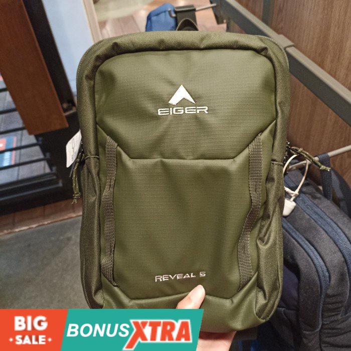 Tas Selempang Eiger REVEAL SHOULDER Bag 5L 91000 7593 Original Cowok