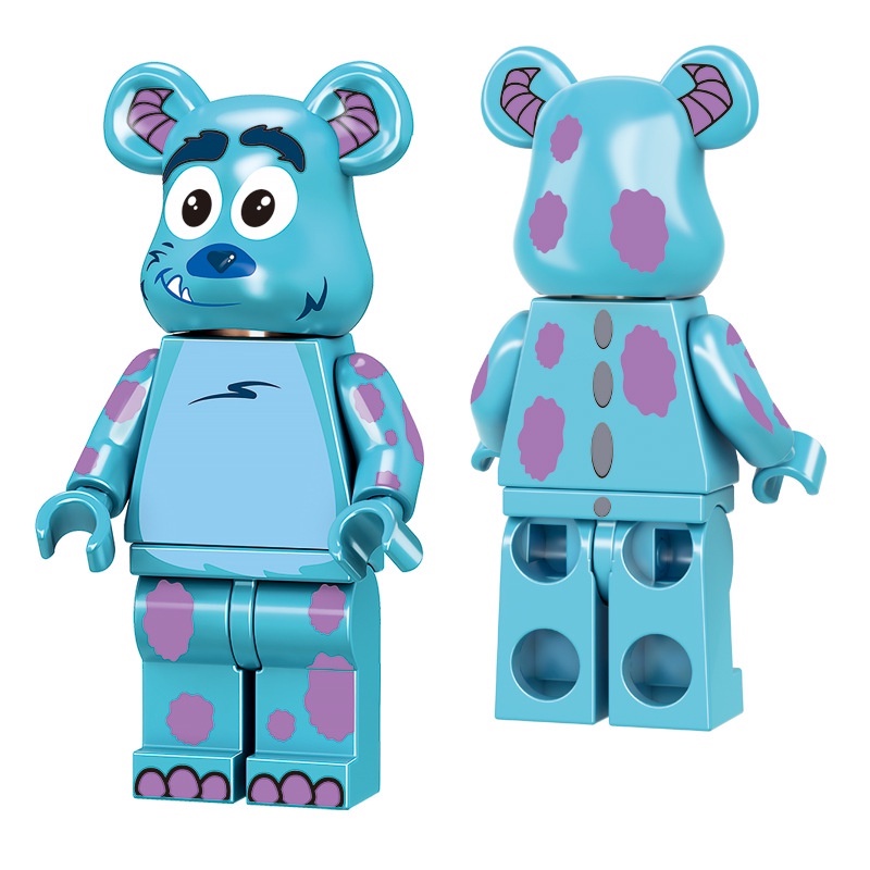 Brickbear Boneka Mini Beruang Baja Beruang Berambut Beruang Bat Bear Beruang Perang Bear Dynamic Super Bear Puzzle Rakitan Blok Bangunan Mainan