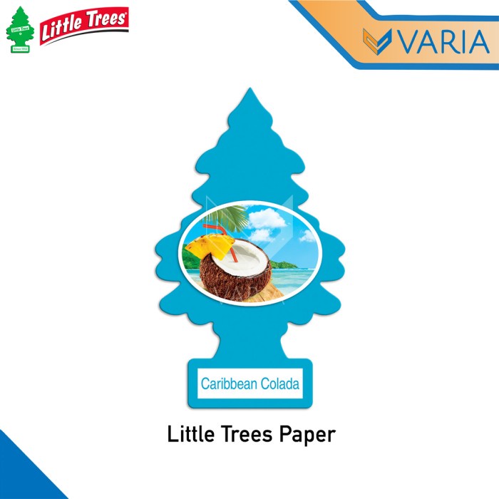 Little Trees Paper Caribbean Colada Parfum Pengharum Mobil Gantung