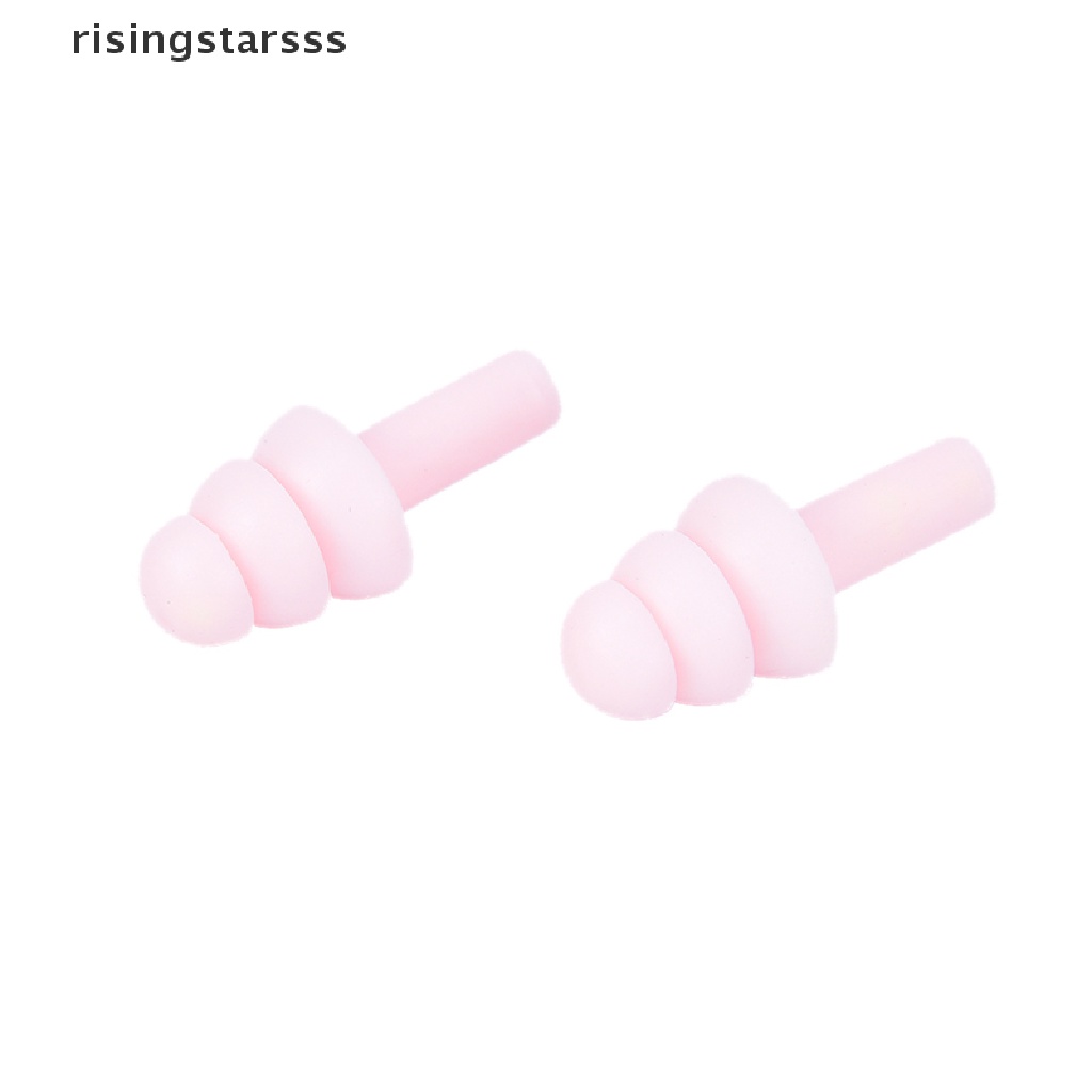 Rsid Span-new 10pasang Penyumbat Telinga Renang Silikon Lembut Anti-Noise Ear Plug Jelly