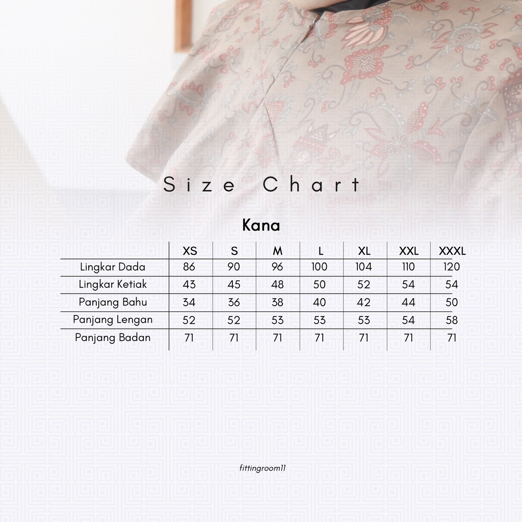 FITTINGROOM11 Blouse Batik - Kana Blouse