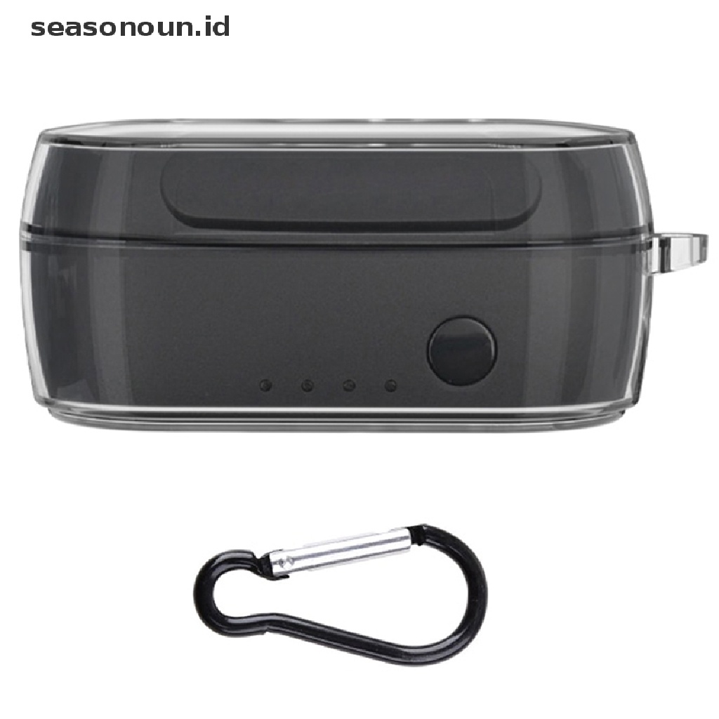 Seasonoun Clear Shockproof Cover Cocok Untuk Skullcandy Sesh Evo Waterproof Earphone Protect Case Perlindungan Headphone Nonslip Sleeve.