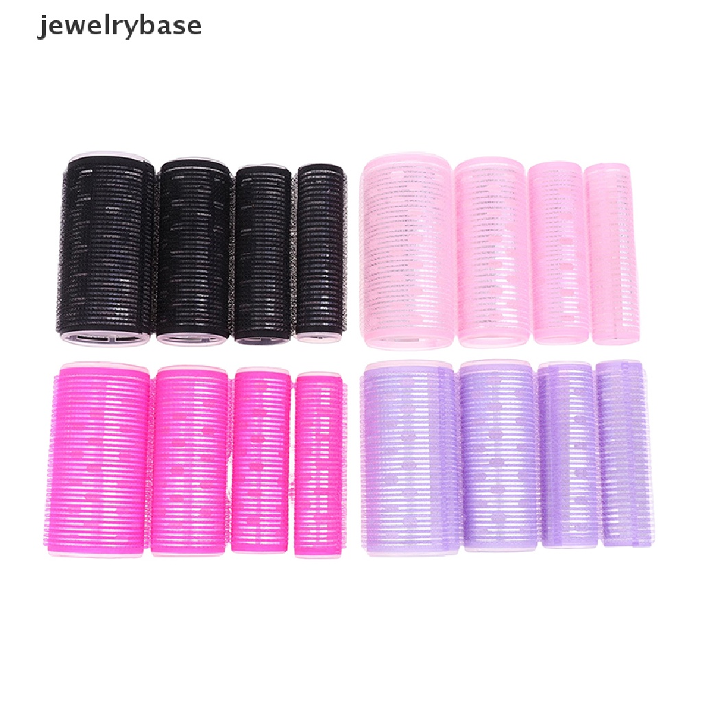 [jewelrybase] 4pcs Poni Penjepit Rambut Klip Roller Gelombang Curl Air Bangs Hairstyle DIY Salon Butik