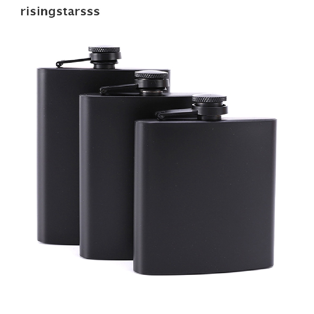 Rsid Span-new Hip Flask Stainless Steel Portable Travel Flagon Wine Whisky Pot Botol Minuman Keras Jelly