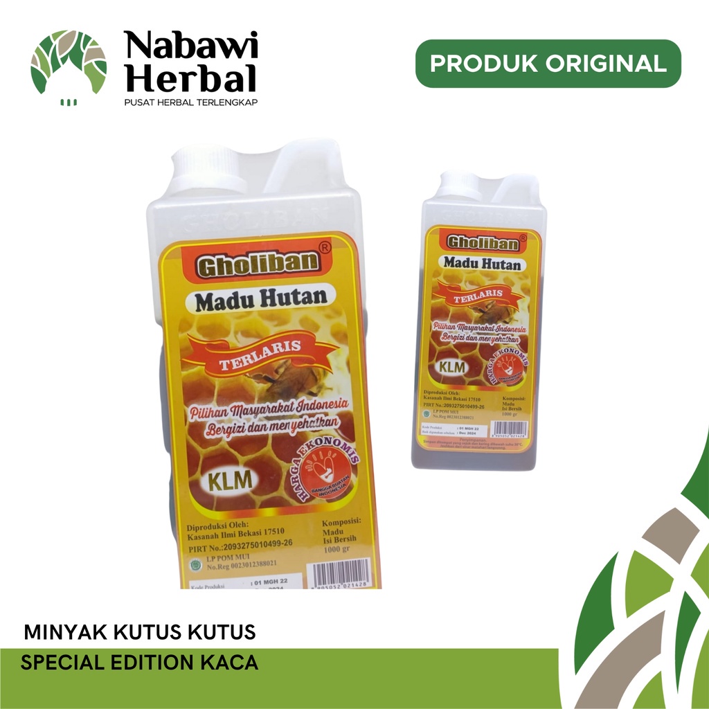 

Gholiban Madu Hutan Kalimantan KLM 100% Asli 1kg Madu Gholiban Hutan 100% Original Kualitas Premium - Nabawi Herbal