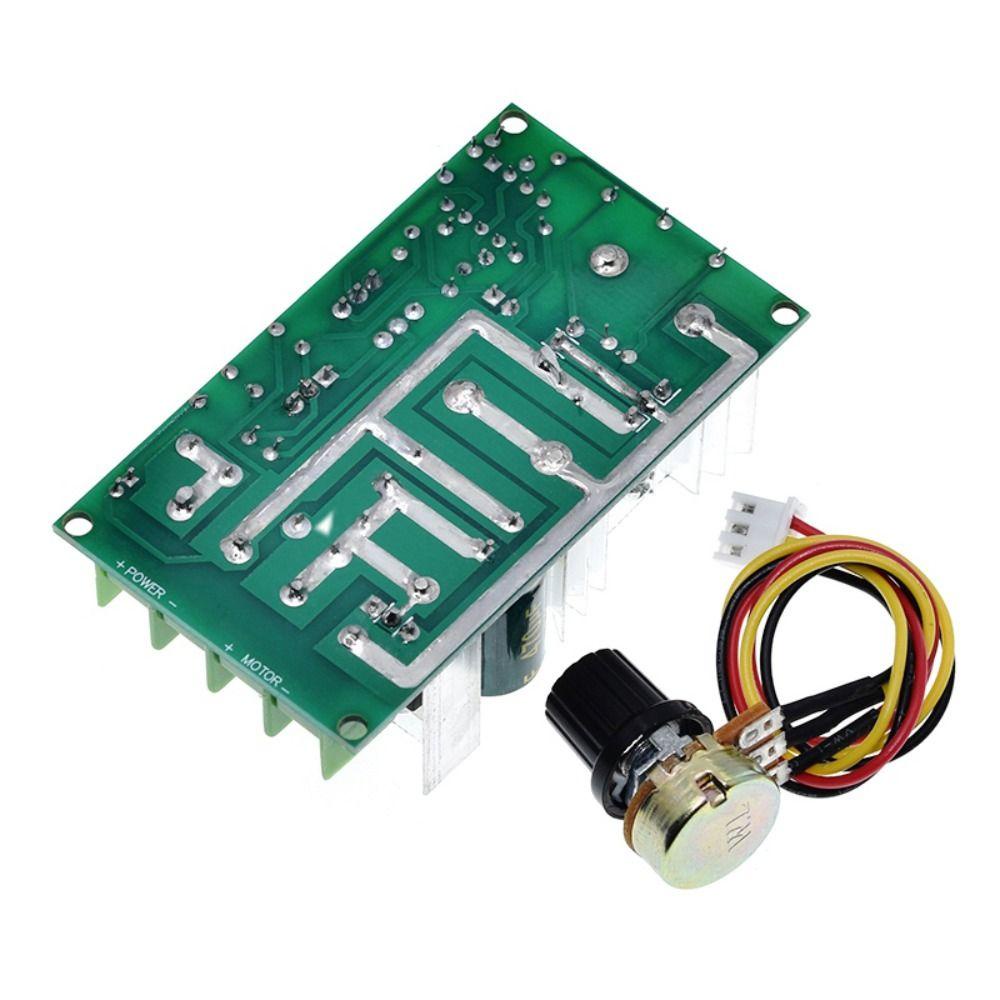Populer Motor Speed Controller Tahan Lama DC 10-60V Regulator Tegangan Daya Tinggi