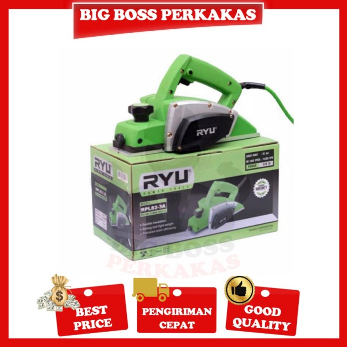 Paket Tukang Kayu Komplit Ryu Planer/Circular Saw/Jig Saw/Trimer 10 #98