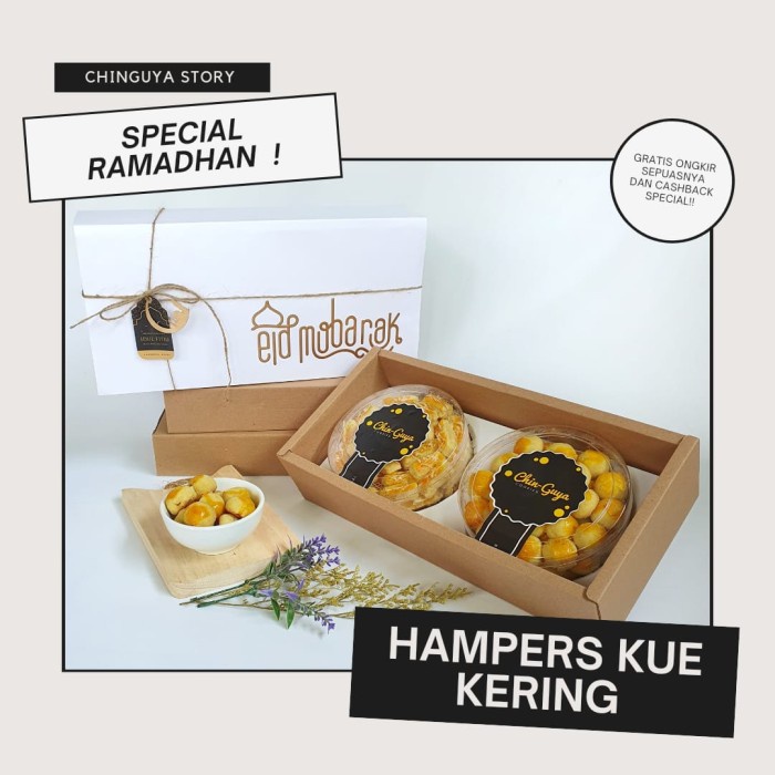 

Terlaris ✨ -Parsel Ramadan Hampers Kue Kering Idul Fitri Chin-guya Cookies Premium- 2.2.23