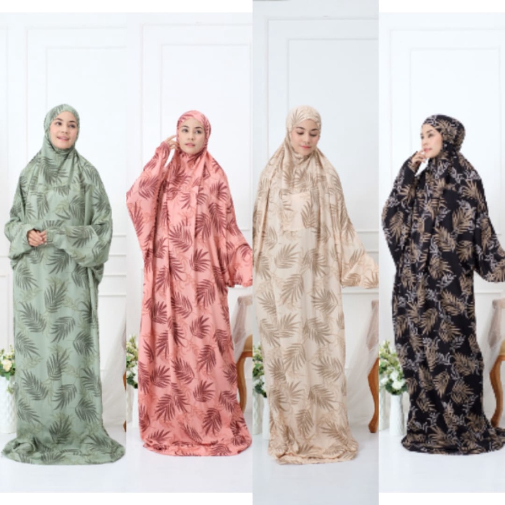 [Ready] Mukena Premium Mukena Terusan Hadramaut Mukenaterusan Motif Rukuh Terusan √ K23 / Mukena Dew