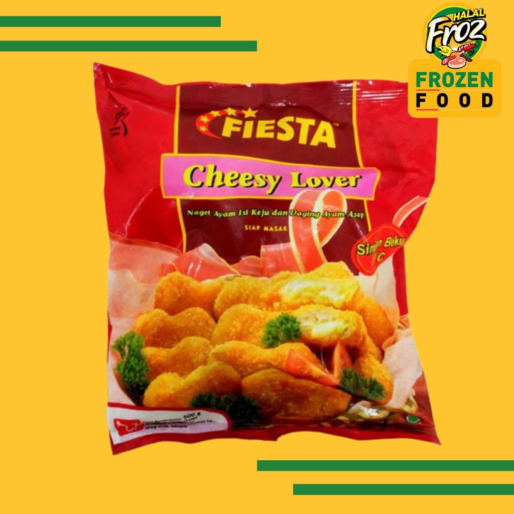 

Fiesta Naget Cheesy Lover 500gr Instant Sameday Ready Sukmajaya